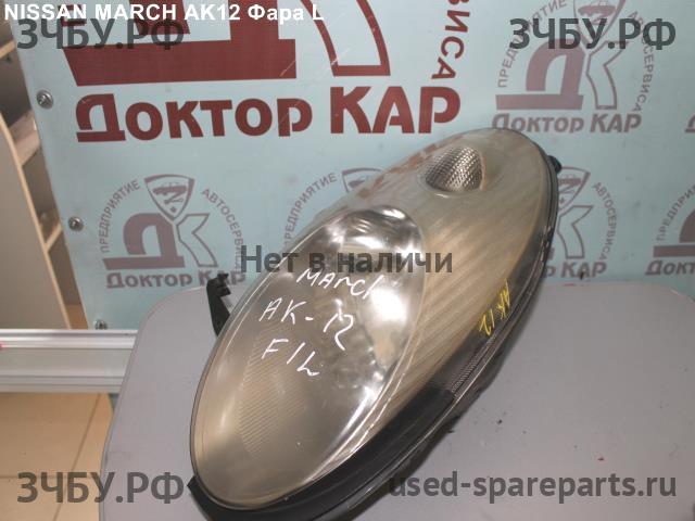 Nissan March K12 Фара левая