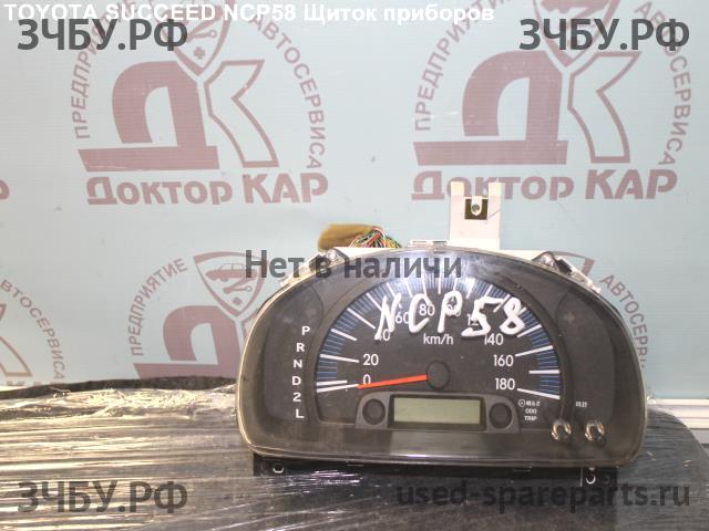Toyota Succeed Панель приборов