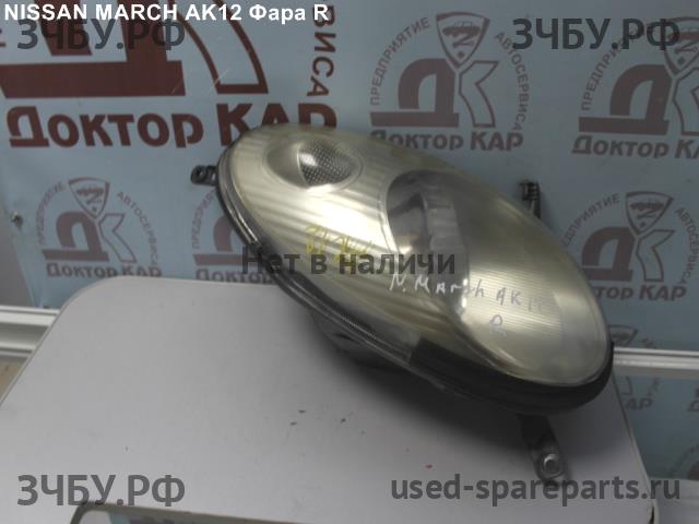 Nissan March K12 Фара правая