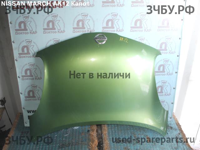 Nissan March K12 Капот