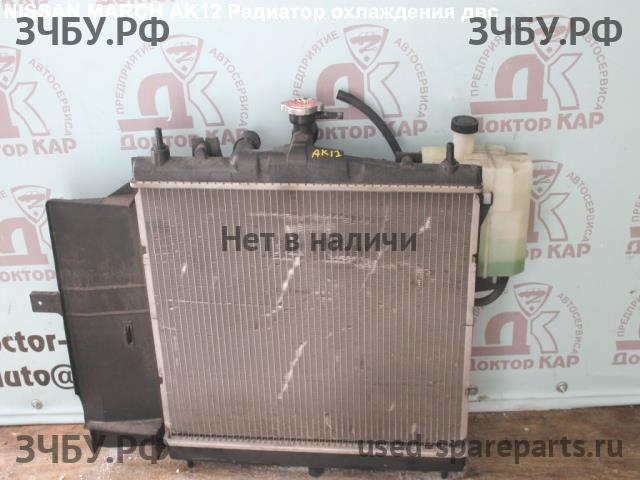 Nissan March K12 Радиатор основной (охлаждение ДВС)