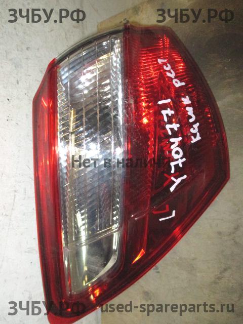 Nissan Qashqai (J10) Фонарь левый