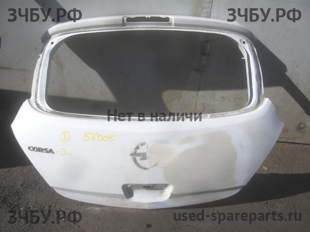 Opel Corsa D Дверь багажника