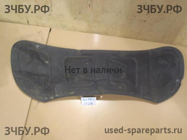Hyundai Solaris 1 Шумоизоляция капота
