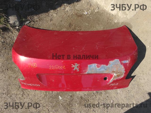 Peugeot 206 Крышка багажника