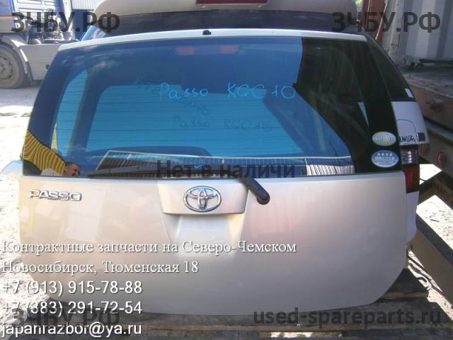 Toyota Passo 1 (C10) Дверь багажника