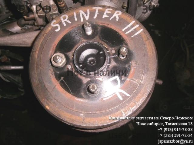 Toyota Sprinter 8 (E110) Ступица задняя
