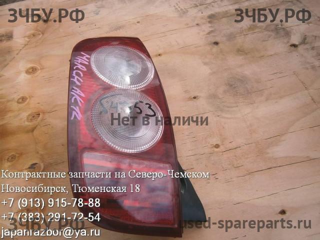 Nissan March K12 Фонарь левый