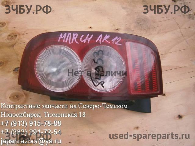 Nissan March K12 Фонарь правый