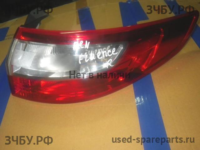Renault Fluence Фонарь правый
