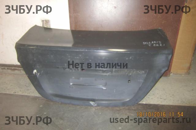Hyundai Solaris 1 Крышка багажника