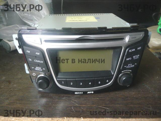 Hyundai Solaris 1 Магнитола
