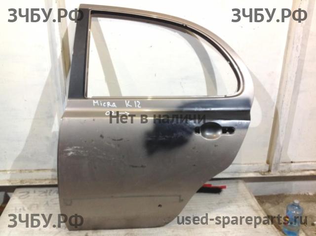 Nissan Micra K12 Дверь задняя левая