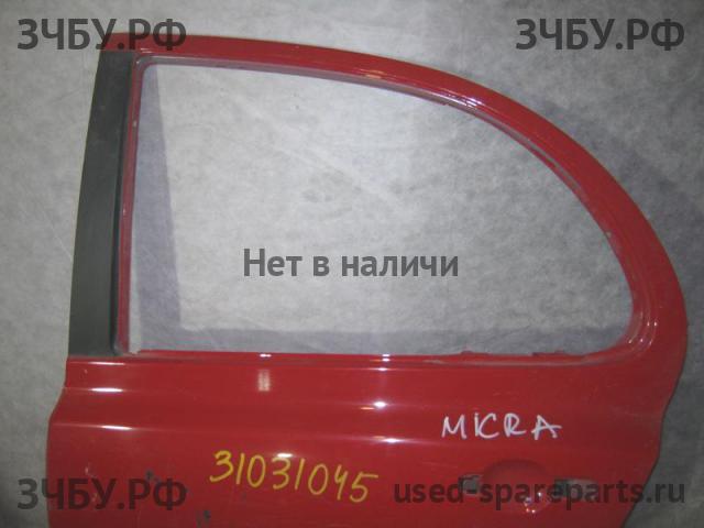 Nissan Micra K13 Дверь задняя левая