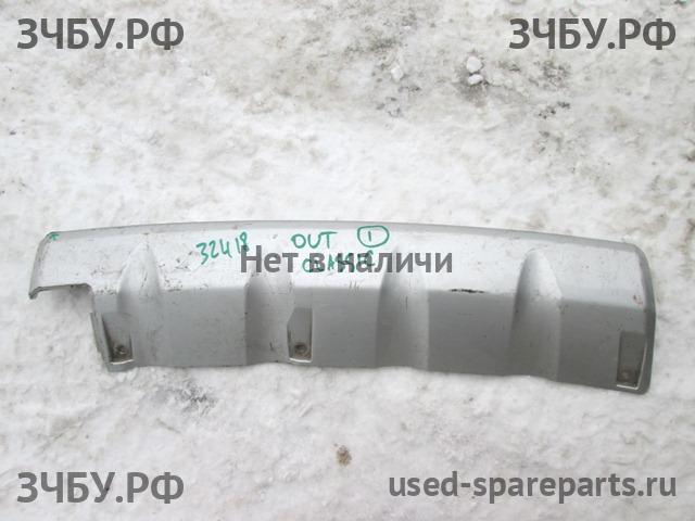 Mitsubishi Outlander 1 (CU) Накладка заднего бампера