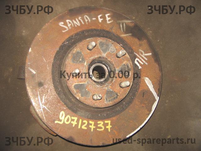 Hyundai Santa Fe 2 (CM) Кулак поворотный передний правый (со ступицей)