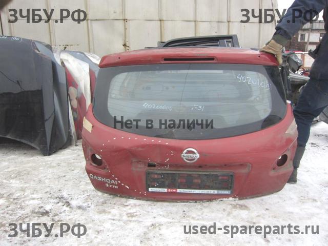 Nissan Qashqai (J10) Дверь багажника со стеклом