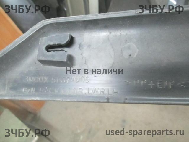 Mitsubishi Pajero/Montero 4 Накладка на дверь багажника