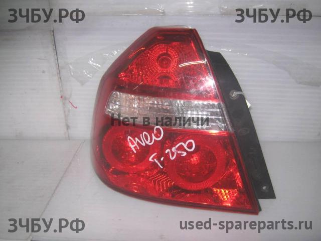 Chevrolet Aveo 2 (T250) Фонарь левый