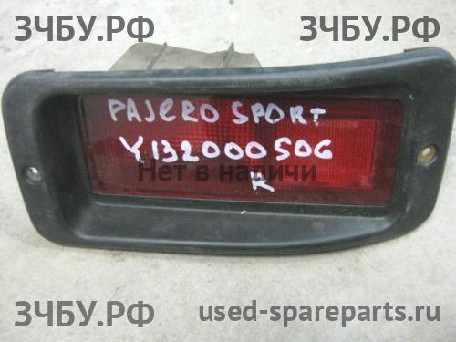 Mitsubishi Pajero/Montero Sport 1 (K9) Фонарь задний в бампер левый