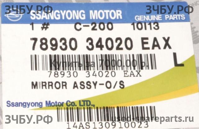 SsangYong Actyon Зеркало левое механическое