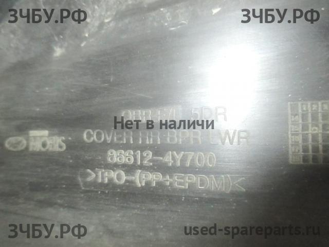 KIA Rio 3 Юбка заднего бампера