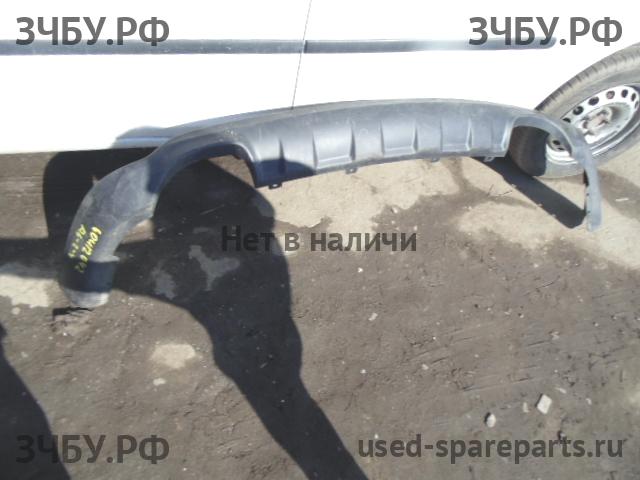 Hyundai Santa Fe 2 (CM) Юбка заднего бампера