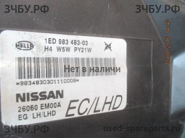 Nissan Tiida 1 Фара левая
