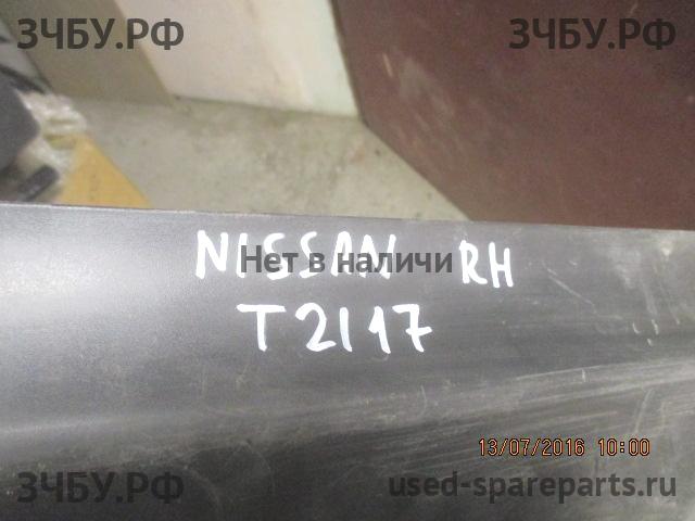 Nissan Qashqai (J10) Накладка двери задней правой