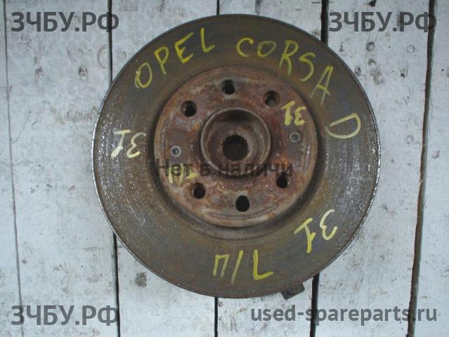 Opel Corsa D Кулак поворотный передний левый (со ступицей)