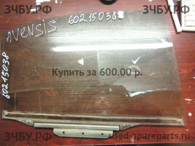 Toyota Avensis 2 Стекло двери задней правой