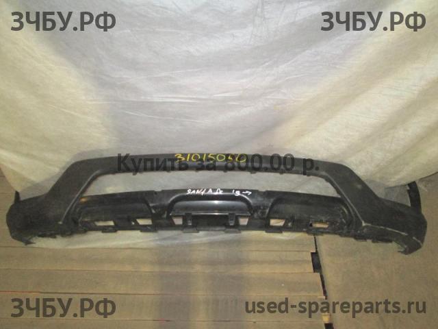 Hyundai Santa Fe 2 (CM) Юбка переднего бампера