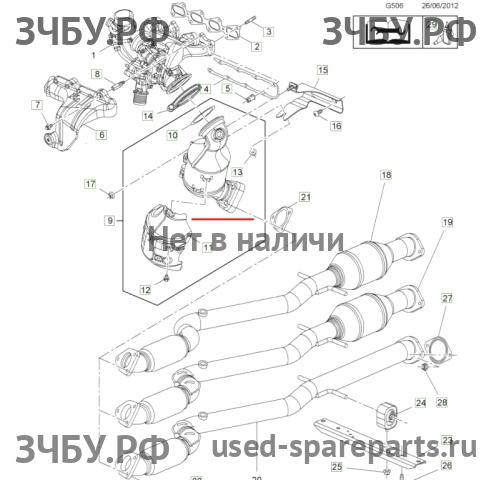 Opel Astra J Катализатор