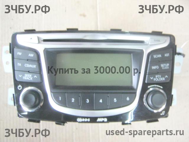 Hyundai Solaris 1 Магнитола