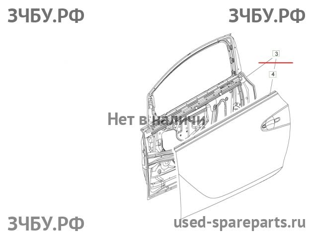 Opel Astra J Дверь передняя правая