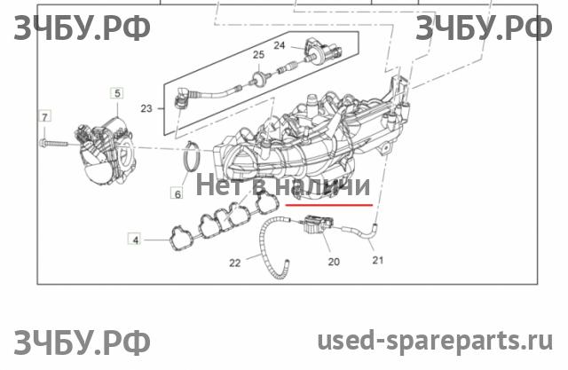 Opel Astra J Коллектор впускной