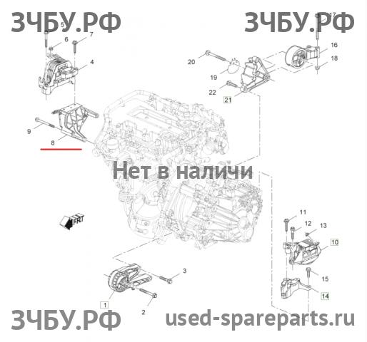 Opel Astra J Кронштейн крепления ДВС