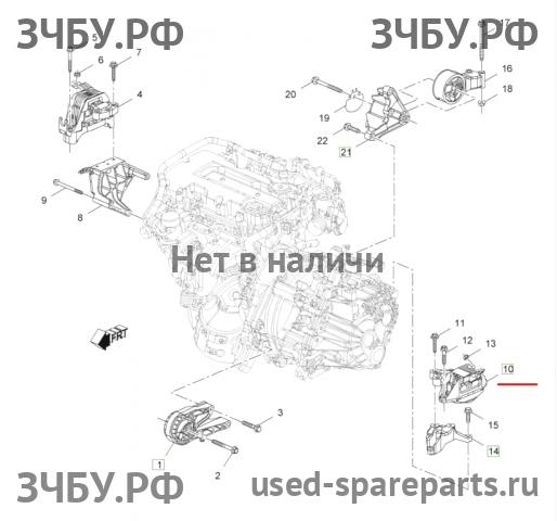 Opel Astra J Опора КПП