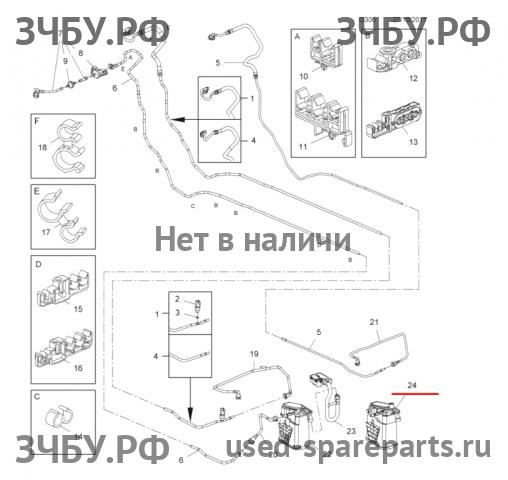 Opel Astra J Абсорбер (фильтр угольный)