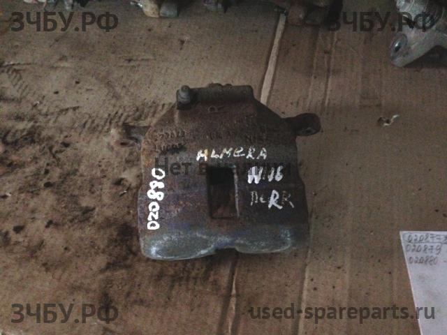Nissan Almera 16 Суппорт передний правый (в сборе со скобой)