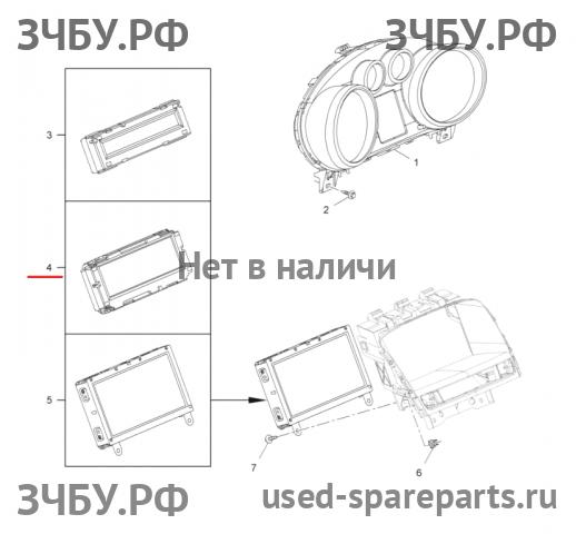 Opel Astra J Дисплей информационный