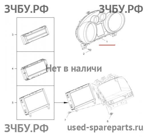 Opel Astra J Панель приборов