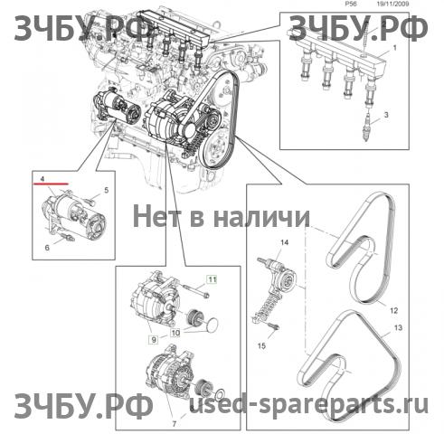 Opel Astra J Стартёр