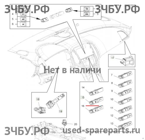 Opel Astra J Блок кнопок