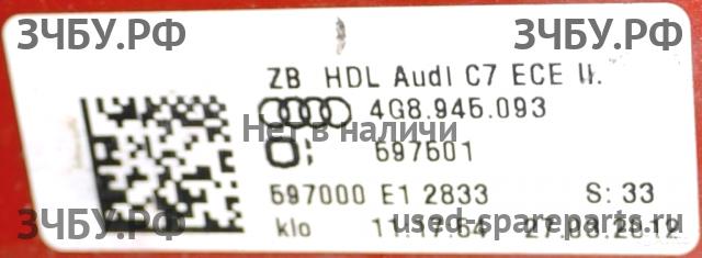 Audi A7 (1) [4GA] Фонарь левый
