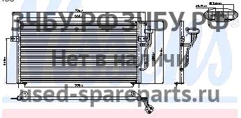 Mitsubishi Carisma (DA) 2000-> Радиатор кондиционера
