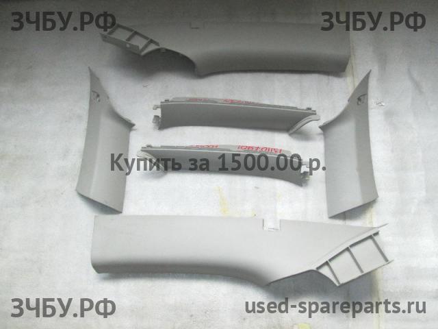 Ford Focus 2 Накладки на стойки кузова задние (комплект)