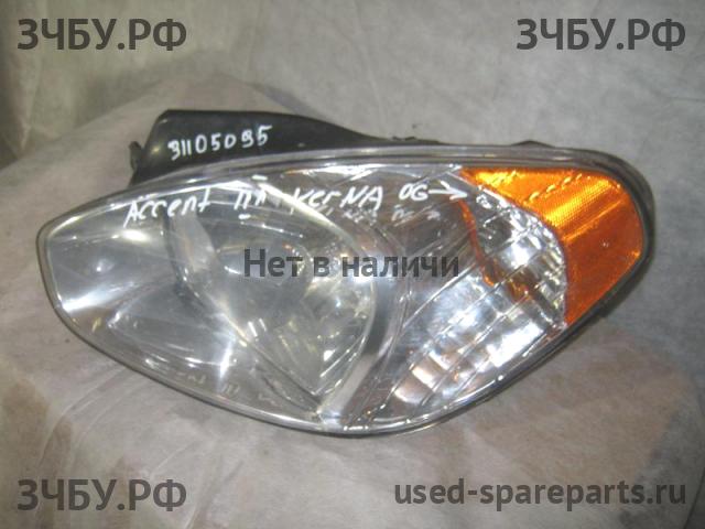 Hyundai Verna Фара левая