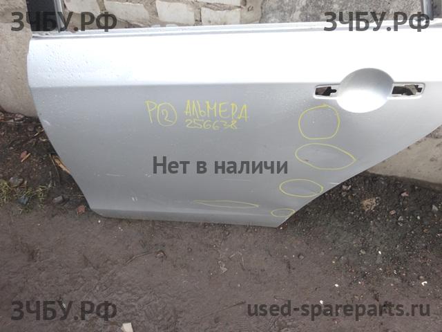 Nissan Almera G15 Дверь задняя левая
