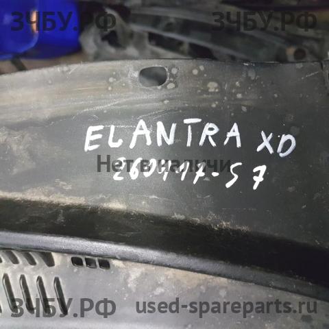 Hyundai Elantra 1 Решетка стеклоочистителя (Дефлектор водостока)